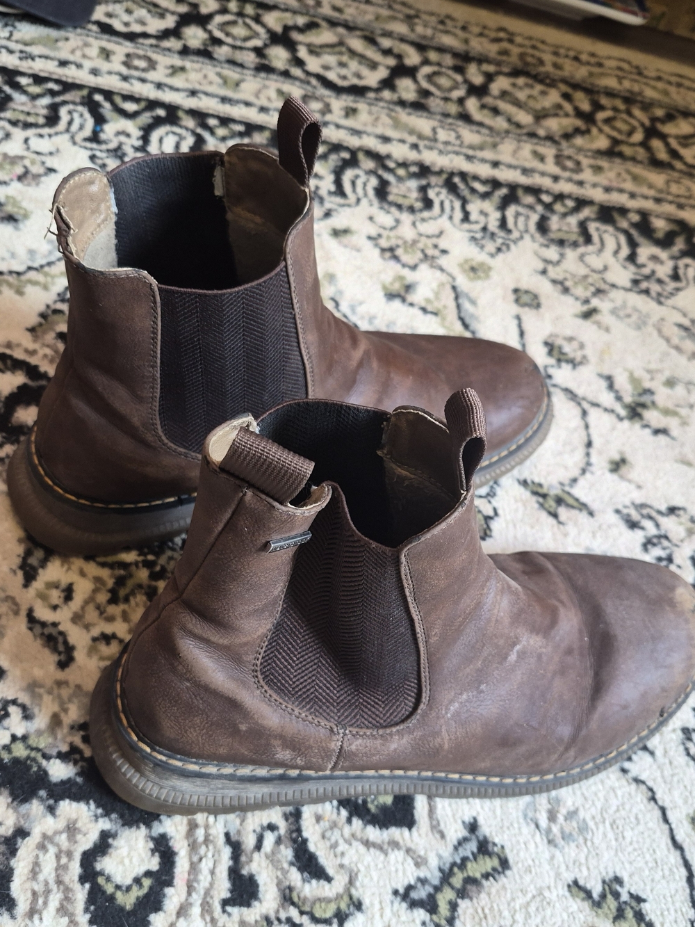 Romika Brown Waterproof Leather Ankle Boots - Picture 9 of 10
